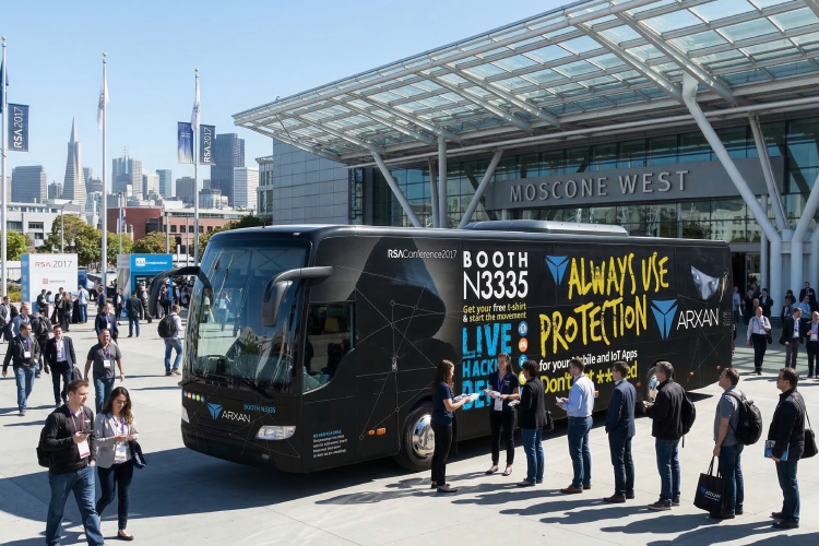 Arxan RSA Conference Bus Wrap