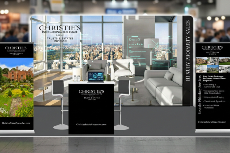 Christie’s Real Estate Trade Show Booth