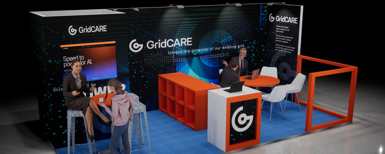 GridCARE Trade Show Booth