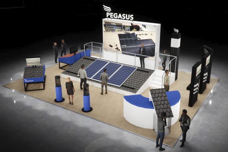 Pegasus Solar Trade Show Booth
